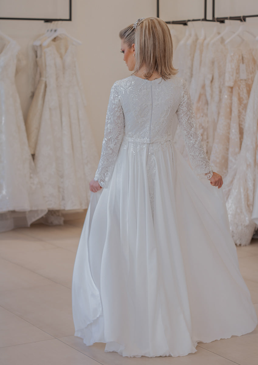 Bridal Jumpsuit W08010 SWN